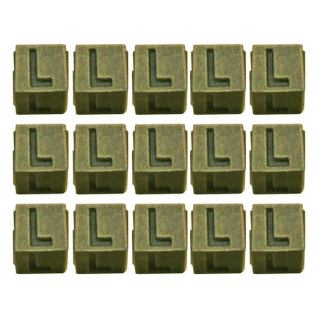 

Spacer Bead 100PCS Square Alloy Spacer Beads Pendants Charms for Jewelry Making Art Craft DIY (Ancient Cyan L)