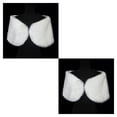thumbnail image 2 of Minnieouse Bufandas de estola de abrigo de moda para mujer Cuello de lana artificial Bufanda Chal Collar 2piezas, 2 of 6