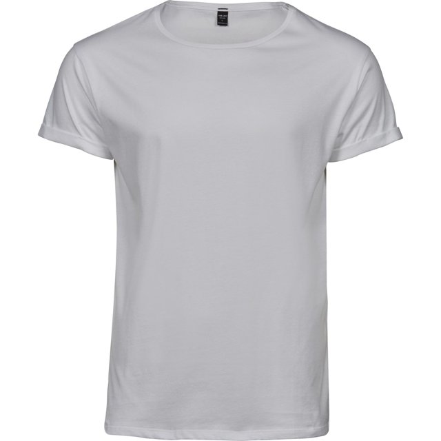 Tee Jays T-Shirt Homme à Manches Retroussables