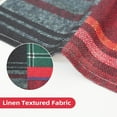 thumbnail image 5 of DriftAway Christmas Checkered Tartan Placemats Set of 4 Linen Red and Green Buffalo Plaid Xmas Washable Table Mats Winter Holiday Kitchen Christmas Mats for Table Decor Country 12 x 18 Inch Placemats, 5 of 7