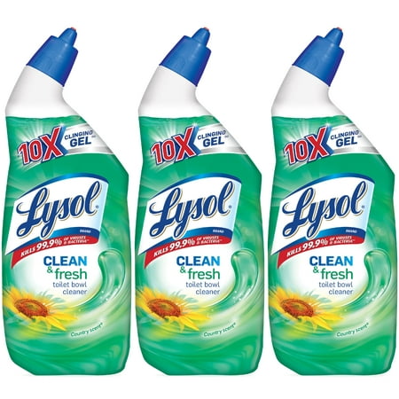 Lysol Clean & Fresh Toilet Bowl Cleaner, Country Scent, 72oz