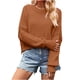 thumbnail image 2 of Suéter de cuello redondo para mujer, moda, suelto, talla grande, color, manga larga, tops, suéter para mujer, 2 of 4