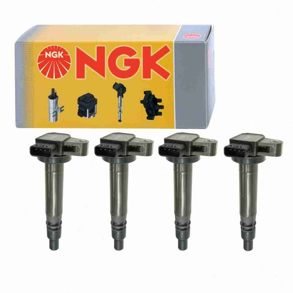 4 pc NGK 48912 Ignition Coils for 00317 1415153Y 178-8345 317 673-1304 90919-02237 921-2071 E353 GN10537 IC453 UF-323 UF323 UF323T Spark Plug Wire Boot