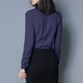 thumbnail image 5 of Shirts For Women Spring Summer Autumn And Winter Work Daily Long Sleeved Slim Light Blue Shirt Top Womens Tops, 5 of 6