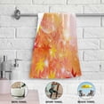 thumbnail image 5 of Maple Autumn Leaves Hand Towels 2 PCS, Glistening Fall Landscape Kitchen Towel Ultra Soft and Highly Absorbent,Decorative Fingertip Face Towel for Bathroom Hotel, 28.3"x14.4", 5 of 6