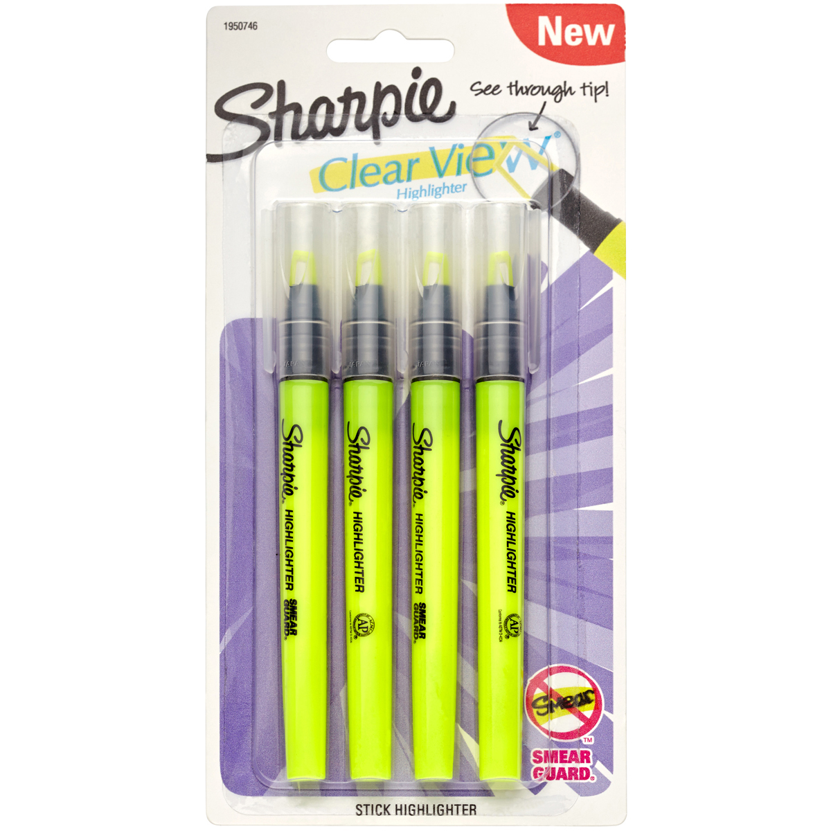 Sharpie Clear View Highlighters 4/PkgYellow Walmart Canada