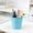 Blue, variant on Byujiro Dual Handle Mini Metal Bucket Multifunctional Cylindrical Iron Storage Pot Versatile Container for Desktop Stationery, Bathroom Toiletries, Kitchen Utensils