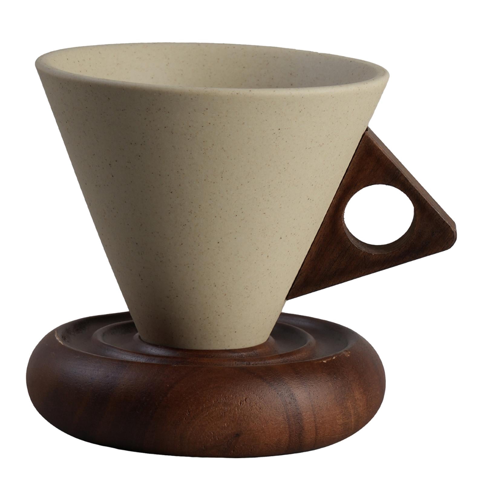 Coffee Mug Cappuccino Cup Espresso Cup Durable Ceramic with Handle for Afternoon Tea Office and Home Use