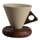 thumbnail image 5 of Taza de café de cerámica con platillo, taza de espresso, regalo de inauguración de la casa, café de mediados de siglo L, 5 of 9