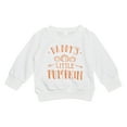 thumbnail image 1 of MEZZALL Ensemble pour Nouveau-Nés Enfants Bébé Garçons Filles Chandail Citrouille Col Rond Chandail à Enfiler Chandail Manches Longues Chemise Automne Tricot Confortable Tenue Quotidienne, Blanc, 0-6 Mois, 1 of 6