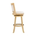 thumbnail image 3 of Linon Tyler 30" Wood Bar Stool in Driftwood Gray, 3 of 13