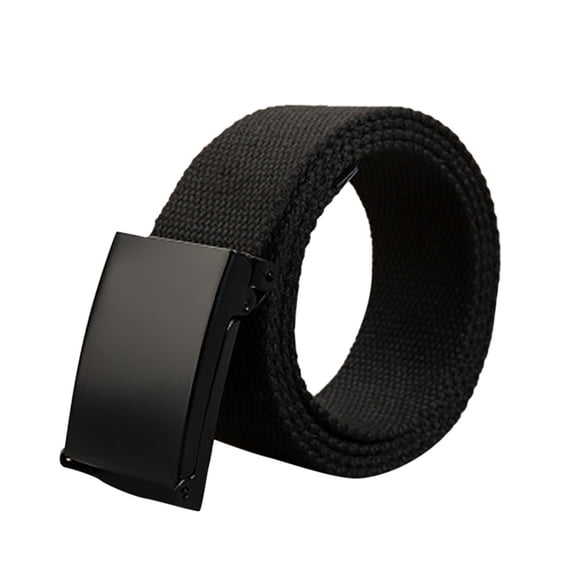 ibiyuan Mens Belt Fashion Automatic Buckle Belt for Women and Men Nylon Webbing with Strap Adjustable Waistband