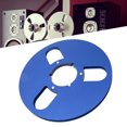 thumbnail image 1 of Pro Empty Reel, 1/4 7 Inch 4 Color Selection Aluminum Alloy Reel Tape, 3 Hole Opening Machine Part Tape Takeup Reel For, 1 of 8