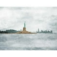 thumbnail image 3 of OnRei 14x12 Black Modern Framed Museum Art Print Titled - New York State Of Mind, 3 of 5