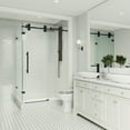 thumbnail image 6 of VIGO Winslow 36 in. L x 48 in. W x 79 in. H Frameless Sliding Rectangle Shower Enclosure Kit in Matte Black with Clear Glass, 6 of 11
