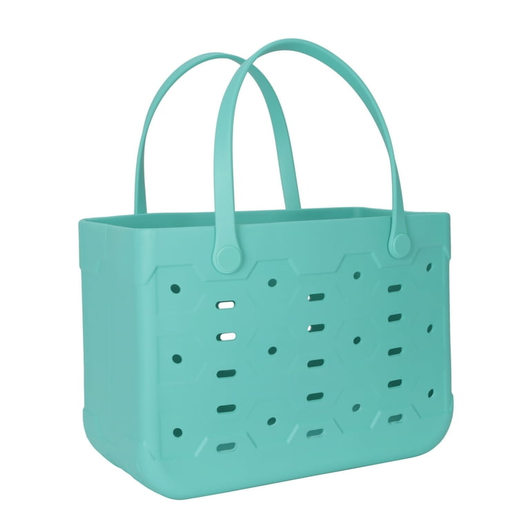 Mainstays Large All Purpose Flex Laundry Tote, Teal – Waterproof