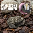 thumbnail image 1 of MesaSe 2pc Fake Key Hider Feels Like Real Stone  Safe for Outdoor Garden   Geocaching, 1 of 6