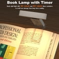 thumbnail image 4 of Book Light, Rechargeable Clip On Reading Light with 5 Colors & Timer, Dimmable LED Book Night Light for Reading in Bed at Night, Portable Samll Book Lamp Gifts for Readers Women Men Kids, 4 of 8