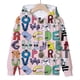thumbnail image 4 of Sudadera con capucha y estampado de alfabeto de dibujos animados, estilo Harajuku, de manga larga, para niños y niñas, ropa informal para otoño, 4 of 5