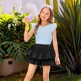 thumbnail image 2 of EnJoCho Toddler Girl Tutu Skirt Girls 3-Layers Tutu Skirt Dance Ballet Tulle Skirt Cute Birthday Par𝗍y Dress Up Skirts Summer Puffy Min𝗂 Skirts, 2 of 7