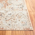 thumbnail image 5 of SAFAVIEH Baltimore Dimas Distressed Polyester Machine Washable Area Rug, Ivory/Rust, 9' x 12', 5 of 12