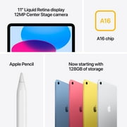 2025 Apple 11-inch iPad A16 Wi-Fi 256GB - Blue