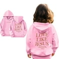 thumbnail image 3 of Kids Girl Hoodies Trust in the Lord Hoodies Long Sleeve Graphic Sweatshirt Warm Loose Pullover Top Essentials Sweatshirt Clothes for 5-6 Years Old Girls Cute&nbsp;Boy Girl&nbsp;Clothing, 3 of 9