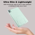 thumbnail image 2 of TECH CIRCLE For Apple iPad Pro 13-Inch (M4/M5) 2024/2025 Release Slim PU Leather Back Cover Case with Kickstand, Lightweight Protective Scratch Resistant Stylish Thin Case, 04 Green, 2 of 6