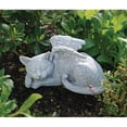 thumbnail image 5 of Lápida honoraria de la estatua del ángel del animal doméstico del gato conmemorativo del diseño, poliresina, piedra antiguaLápida sepulcral honoraria de la estatua del ángel del animal doméstico, 5 of 5