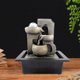 thumbnail image 5 of Fuente de agua interior Feng Shui ornamento 3 niveles para decoración de, 5 of 9