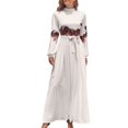 thumbnail image 2 of Gecko - Vestido largo brillante, vestido sexy para mujer, vestido de manga larga, estilo coreano, elegante vestido de fiesta para mujer 2024, 2 of 5