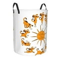 thumbnail image 2 of Bingfone Dog Doing Yoga Waterproof Foldable Laundry Hamper Bucket With Handles For Storage Bin,Clothes Hamper (Medium), 2 of 8
