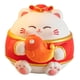 thumbnail image 4 of Colección de alcancías con estatua de gato de la suerte, lindo adorno artesanal, alcancía con forma de animal Koi pequeño, 4 of 7