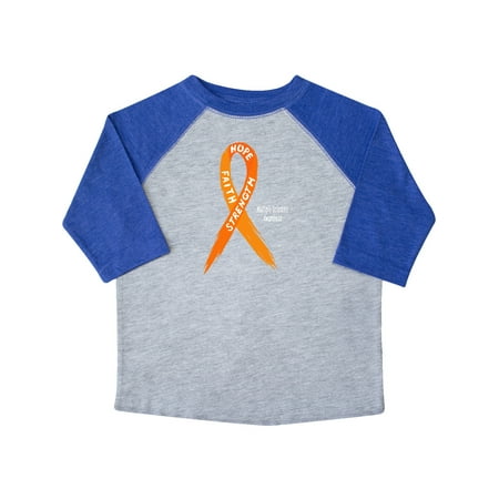 

Inktastic Hope Faith Strength Multiple Sclerosis Awareness Gift Toddler Boy or Toddler Girl T-Shirt