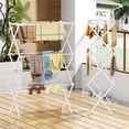 thumbnail image 2 of WEXLYN Collapsible Premium Steel Residential Clothes Drying Rack, White, 2 of 7