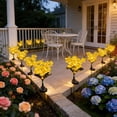 thumbnail image 6 of Tuvgenk Yellow Garden Stakes Decorative Solar Plastic Butterfly Garden Stakes Practical Lighted Outdoors for Lawn、Potted Plants, 6 of 6