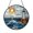 Acrylic 3.5 Inch, variant on Lighthouse Coastal Acrylic Glass Suncatcher Window Decor, Stained Glass Style Hanging Art