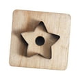 thumbnail image 4 of Troquel de corte de cuero con forma de estrella de cinco puntas, varios tamaños, resistente, cómoda madera hecha a mano para bolso, artesanía en cuero, álbum de recortes, joyería, 45mm Soledad Troqueles de corte, 4 of 9