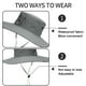 thumbnail image 3 of Sombrero para el sol, sombrero de pescador de ala ancha con protección UV, plegable con correa para la barbilla, 3 of 5