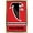 Gold Framed Version, variant on NFL Atlanta Falcons - Retro Logo 15 Wall Poster with Magnetic Frame, 22.375" x 34"