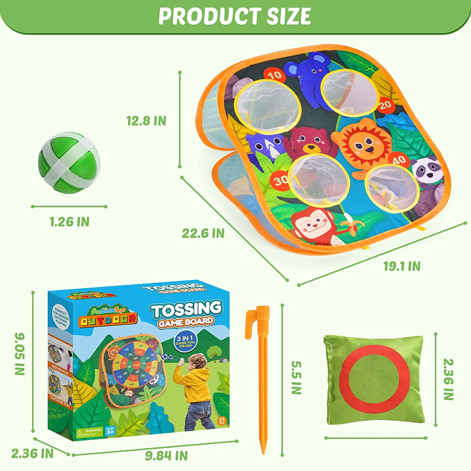Bean Bag Toss Game Toy Juego De Lanzamiento Al Aire Libre, Family Party  Party Supplies Para Niños, Regalo Para Niños Cumpleaños O Navidad Para  Niños D