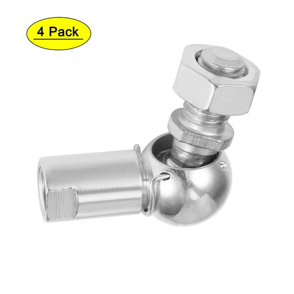 CS8 M5x0.8mm Carbon Steel Ball Bearing Right Hand Rod End Bearings 4pcs