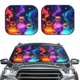 thumbnail image 2 of Salouo Colorful Potion Bottles Magic Pattern Car Windshield Sun Shade Foldable | Front Windshield Shade for Sun, Heat and UV Rays | Interior Sun Protection-Small, 2 of 6