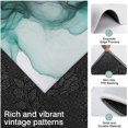 thumbnail image 3 of Green Gray Marble Pattern Kitchen Rugs Sets Of 3,Kitchen Runner Rugs Non Skid Washable,Decorative Kitchen Floor Mats for Kitchen,Sink,Laundry,17"x30"+ 17"x47" + 17"x59", 3 of 6