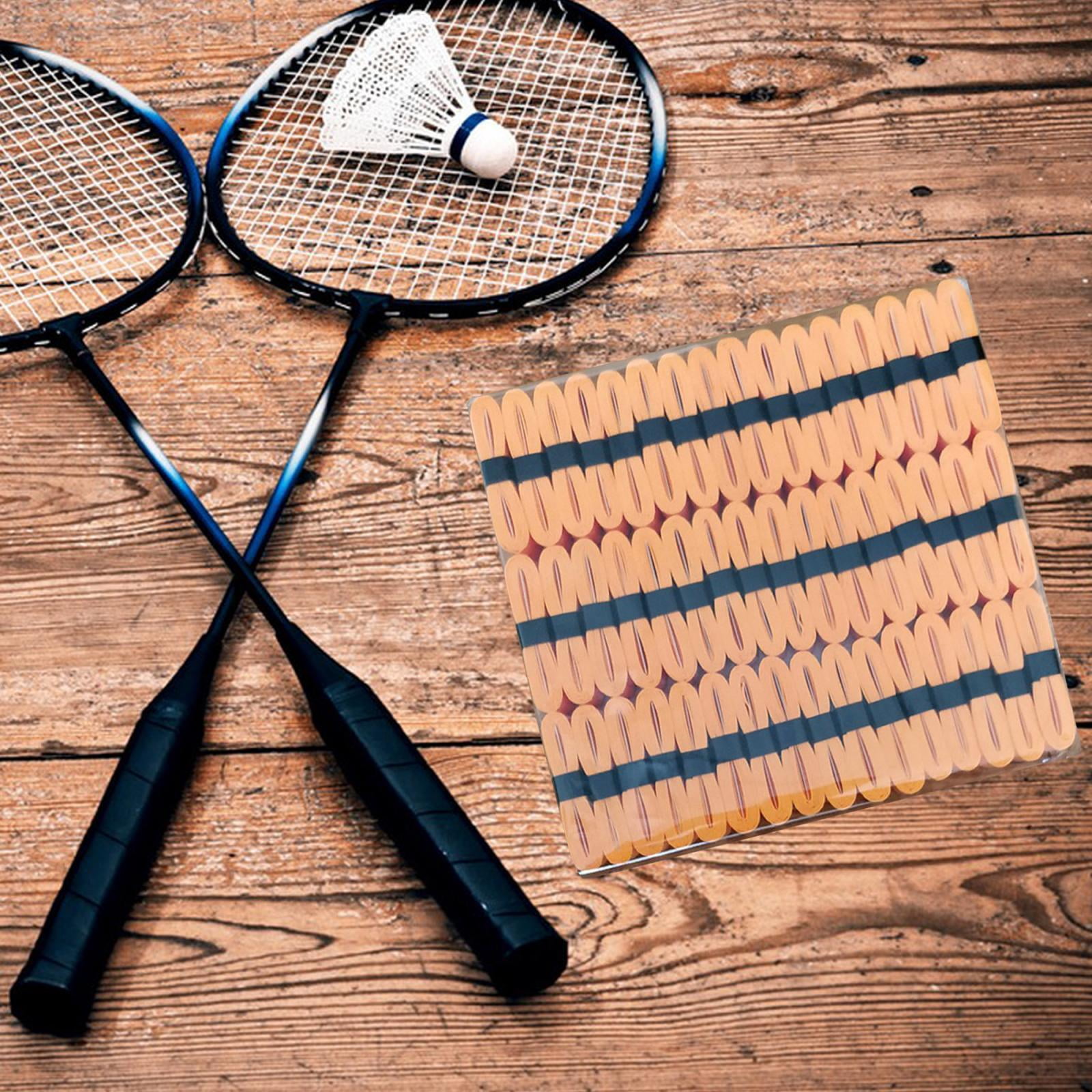 48Pcs Tennis Racket Grip Tape Badminton Squash Racquet Grip Handle Grip Band for orange