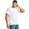 Hanes Men Short Sleeve T-Shirt 100% Cotton Tagless ComfortSoft Crew tee ...