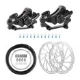 thumbnail image 1 of DYNWAVECA Frein à Disque de Vélo Frein à Disque Mécanique avec Pièces de Rotor Composant de Câble de Frein Système de Frein à Disque pour Sports Extérieurs F R 160, 1 of 10