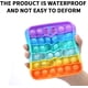 thumbnail image 5 of 2 paquetes Push Pop Bubble Fidget Sensory S, Autismo Necesidades especiales Alivio del estrés Alivio de la presión de silicona S, Redondo y cuadrado Squeeze S para niños Niños Adultos (juego de 2) Xemadio WMZL-848-9, 5 of 7