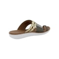 thumbnail image 3 of Fitflop Womens Scallop Embellished Toe Loop Sandals, Avocado, US 6, 3 of 3