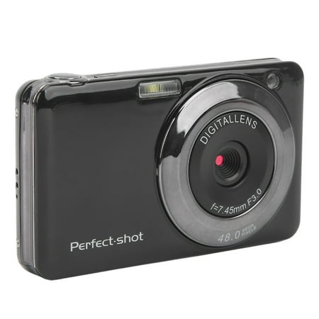 

2.7in Camera Children Digital Camera Metal Self Timer 8x Optical Zoom For Senior Citizen Black